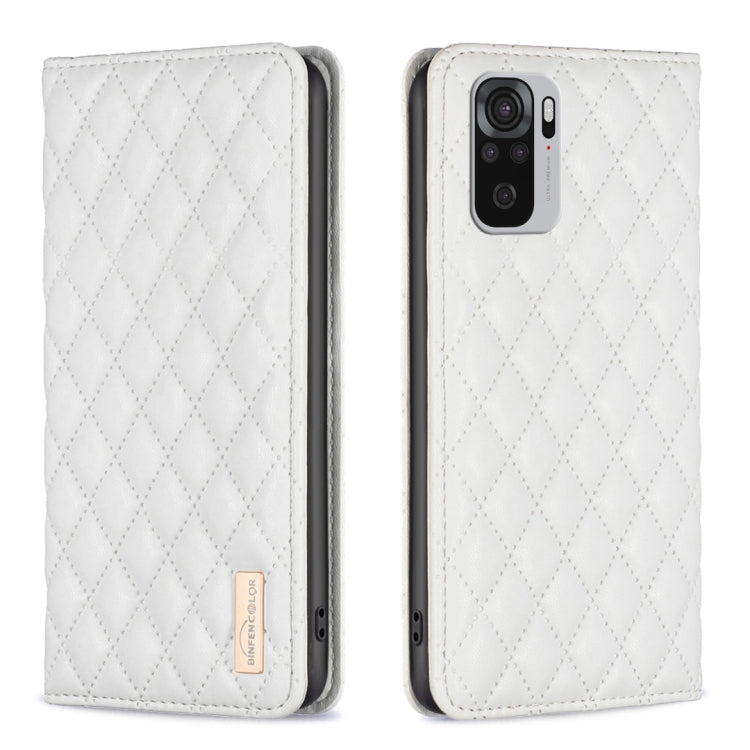 Diamond Lattice Magnetic Leather Flip Phone Case, For Xiaomi Redmi Note 11 / 11S, For Xiaomi Redmi Note 11 Pro 5G, For Xiaomi Redmi Note 9 Pro Max, For Xiaomi Redmi Note 10 4G / 10S