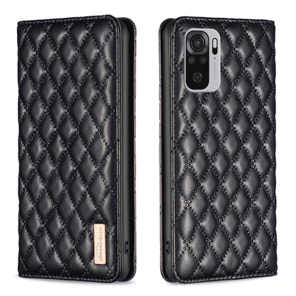 Diamond Lattice Magnetic Leather Flip Phone Case, For Xiaomi Redmi Note 11 / 11S, For Xiaomi Redmi Note 11 Pro 5G, For Xiaomi Redmi Note 9 Pro Max, For Xiaomi Redmi Note 10 4G / 10S
