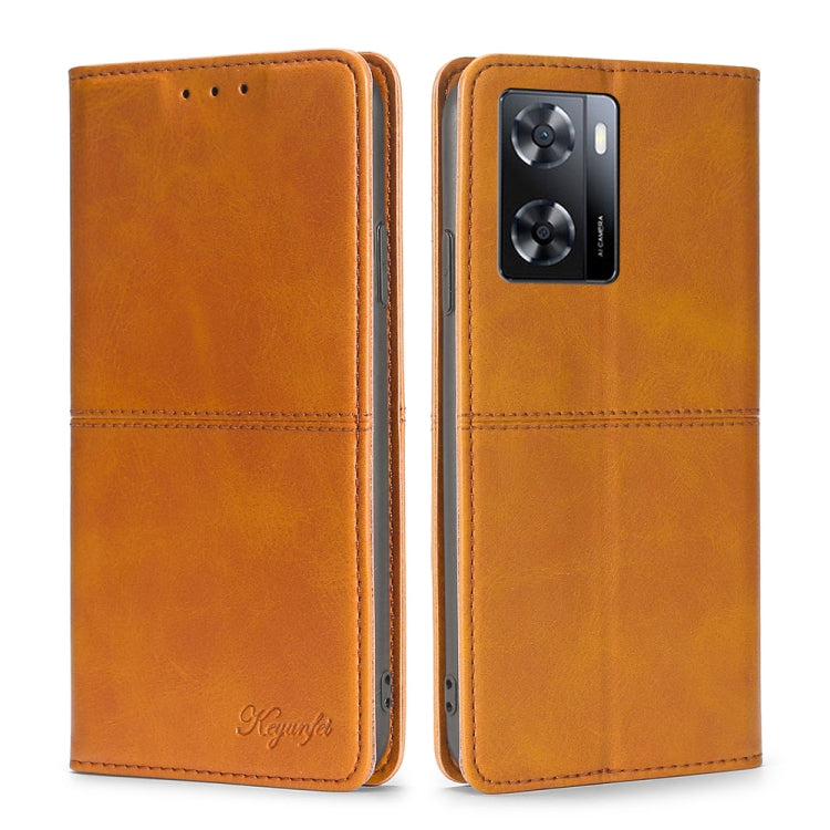 Cow Texture Magnetic Leather Phone Case, For OPPO A57s 4G / A57e 4G, For OPPO K10 5G Global, For vivo Y52t, For OnePlus Nord N20 SE 4G