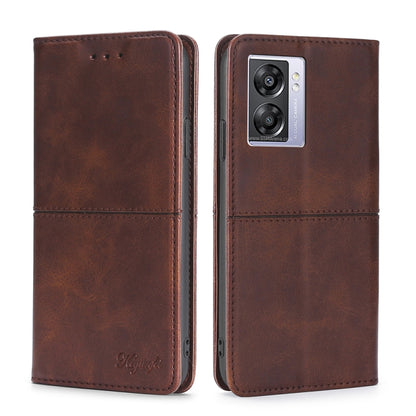 Cow Texture Magnetic Leather Phone Case, For OPPO A57s 4G / A57e 4G, For OPPO K10 5G Global, For vivo Y52t, For OnePlus Nord N20 SE 4G