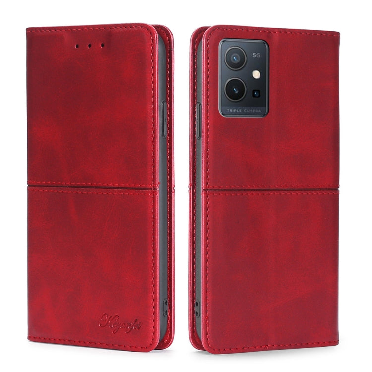 Cow Texture Magnetic Leather Phone Case, For OPPO A57s 4G / A57e 4G, For OPPO K10 5G Global, For vivo Y52t, For OnePlus Nord N20 SE 4G