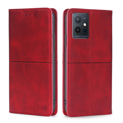 Cow Texture Magnetic Leather Phone Case, For OPPO A57s 4G / A57e 4G, For OPPO K10 5G Global, For vivo Y52t, For OnePlus Nord N20 SE 4G
