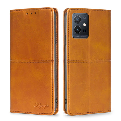 Cow Texture Magnetic Leather Phone Case, For OPPO A57s 4G / A57e 4G, For OPPO K10 5G Global, For vivo Y52t, For OnePlus Nord N20 SE 4G
