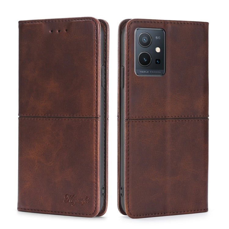 Cow Texture Magnetic Leather Phone Case, For OPPO A57s 4G / A57e 4G, For OPPO K10 5G Global, For vivo Y52t, For OnePlus Nord N20 SE 4G