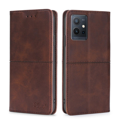 Cow Texture Magnetic Leather Phone Case, For OPPO A57s 4G / A57e 4G, For OPPO K10 5G Global, For vivo Y52t, For OnePlus Nord N20 SE 4G