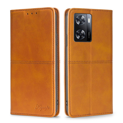 Cow Texture Magnetic Leather Phone Case, For OPPO A57s 4G / A57e 4G, For OPPO K10 5G Global, For vivo Y52t, For OnePlus Nord N20 SE 4G