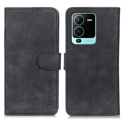 KHAZNEH Retro Texture Horizontal Flip Leather Phone Case, For vivo V25 Pro/S15 Pro