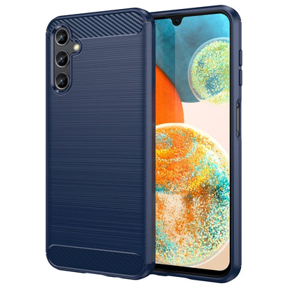 Brushed Texture Carbon Fiber TPU Phone Case, For Honor Play 30, For Samsung Galaxy A14 5G, For Realme C30, For Realme C30s, For Realme C33, For Realme Narzo 50i Prime