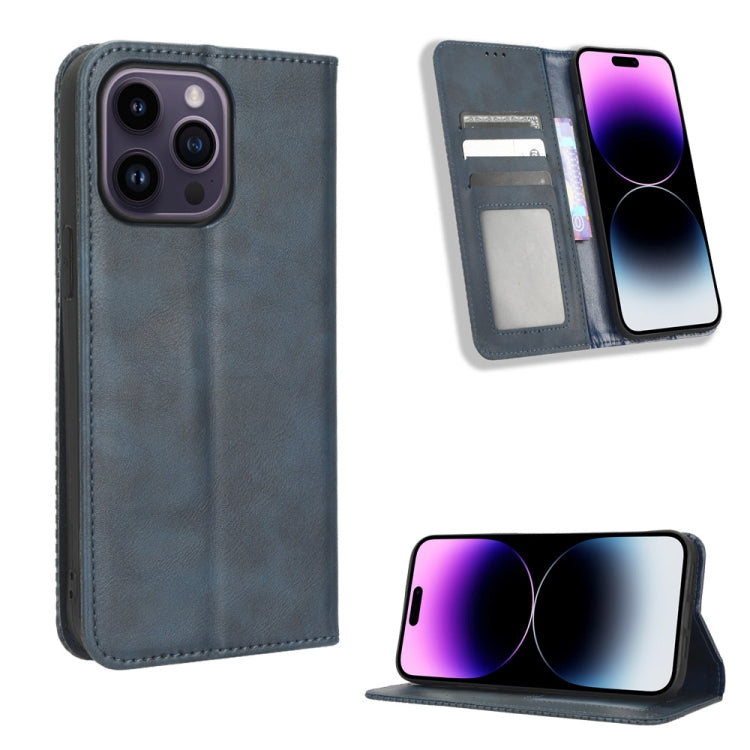 Magnetic Buckle Retro Texture Leather Phone Case, For Sony Xperia 5 IV, For Sharp Aquos Sense7 Plus, For iPhone 14 Plus, For Sharp Aquos Sense7, For Xiaomi 12T / Redmi K50 Ultra, For iPhone 14 Pro Max