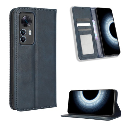 Magnetic Buckle Retro Texture Leather Phone Case, For Sony Xperia 5 IV, For Sharp Aquos Sense7 Plus, For iPhone 14 Plus, For Sharp Aquos Sense7, For Xiaomi 12T / Redmi K50 Ultra, For iPhone 14 Pro Max