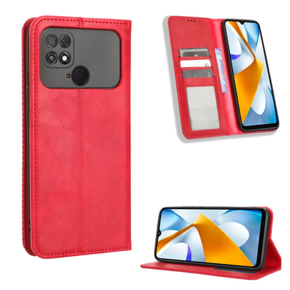 Magnetic Buckle Retro Texture Leather Phone Case, For iPhone 14 Pro, For Xiaomi Poco C40, For Xiaomi Poco M4 5G, For Xiaomi Poco M5, For UMIDIGI Power 7 Max, For UMIDIGI C1