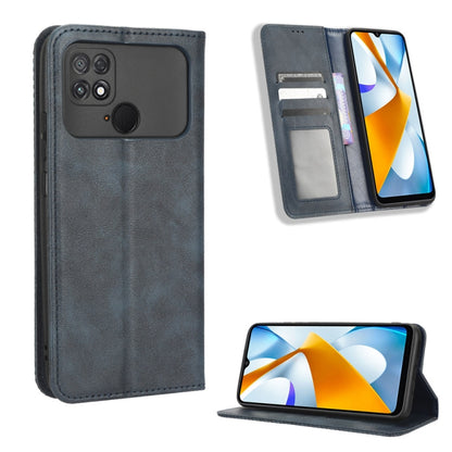 Magnetic Buckle Retro Texture Leather Phone Case, For iPhone 14 Pro, For Xiaomi Poco C40, For Xiaomi Poco M4 5G, For Xiaomi Poco M5, For UMIDIGI Power 7 Max, For UMIDIGI C1