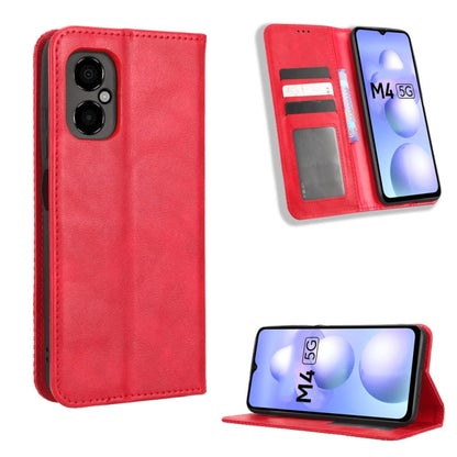 Magnetic Buckle Retro Texture Leather Phone Case, For iPhone 14 Pro, For Xiaomi Poco C40, For Xiaomi Poco M4 5G, For Xiaomi Poco M5, For UMIDIGI Power 7 Max, For UMIDIGI C1