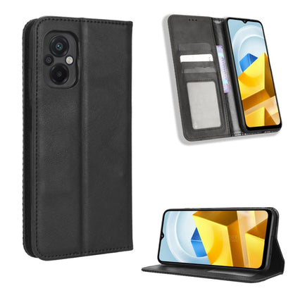 Magnetic Buckle Retro Texture Leather Phone Case, For iPhone 14 Pro, For Xiaomi Poco C40, For Xiaomi Poco M4 5G, For Xiaomi Poco M5, For UMIDIGI Power 7 Max, For UMIDIGI C1