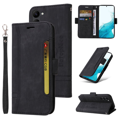 BETOPNICE Dual-side Buckle Leather Phone Case, For Samsung Galaxy A14 5G, For Honor X8 5G / X6, For Samsung Galaxy S23 5G, For OPPO A17
