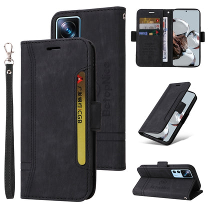 BETOPNICE Dual-side Buckle Leather Phone Case, For Xiaomi 12T / 12T Pro / K50 Ultra, For Xiaomi Redmi A1 4G, For Huawei nova Y70 / Y70 Plus / Enjoy 50, For Huawei nova Y90 / Enjoy 50 Pro