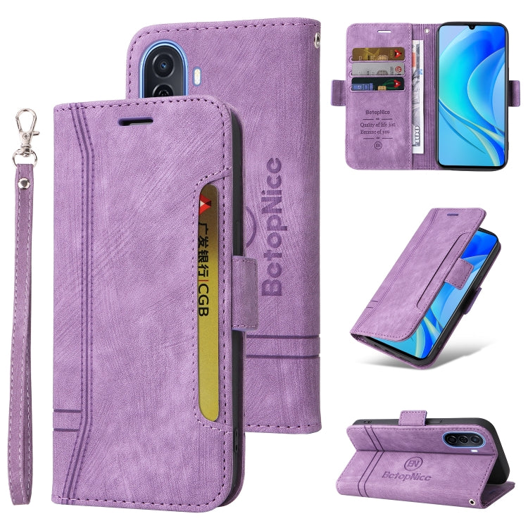 BETOPNICE Dual-side Buckle Leather Phone Case, For Xiaomi 12T / 12T Pro / K50 Ultra, For Xiaomi Redmi A1 4G, For Huawei nova Y70 / Y70 Plus / Enjoy 50, For Huawei nova Y90 / Enjoy 50 Pro