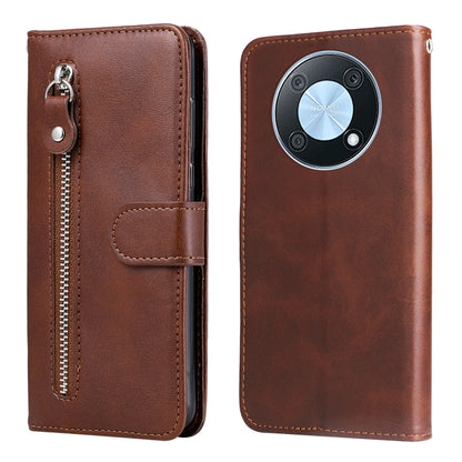 Calf Texture Zipper Leather Phone Case, For Huawei nova Y70 / Y70 Plus/ Enjoy 50, For Huawei nova Y90 / Enjoy 50 Pro, For Honor X8 5G / X6, For Samsung Galaxy A14 5G