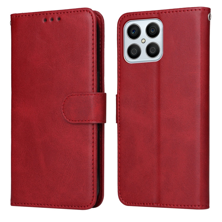 Classic Calf Texture Flip Leather Phone Case, For Honor X8 5G / X6
