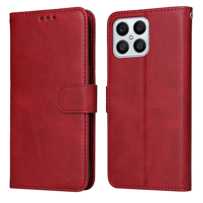 Classic Calf Texture Flip Leather Phone Case, For Honor X8 5G / X6