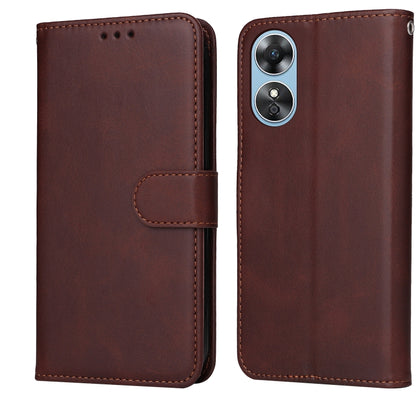 Classic Calf Texture Flip Leather Phone Case, For OPPO A17, For Samsung Galaxy A14 5G, For Huawei nova Y70 / Y70 Plus/Enjoy 50, For Huawei nova Y90 / Enjoy 50 Pro