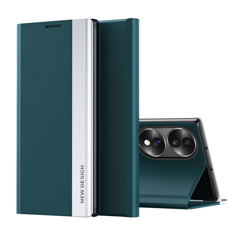 Side Electroplated Magnetic Leather Phone Case, For OPPO Reno8, For Honor 70, For Xiaomi 12T / 12T Pro / Redmi K50 Ultra