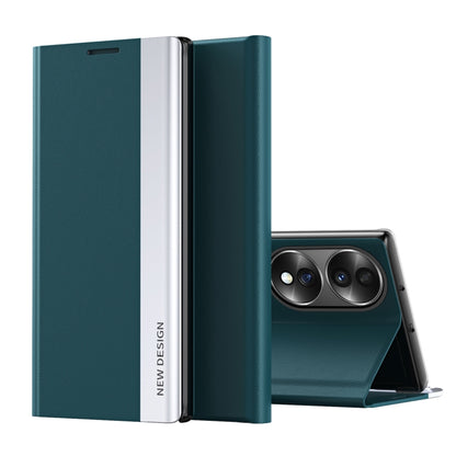 Side Electroplated Magnetic Leather Phone Case, For OPPO Reno8, For Honor 70, For Xiaomi 12T / 12T Pro / Redmi K50 Ultra