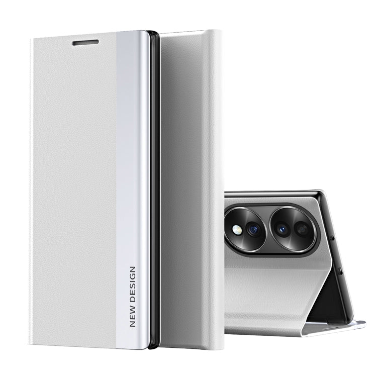 Side Electroplated Magnetic Leather Phone Case, For OPPO Reno8, For Honor 70, For Xiaomi 12T / 12T Pro / Redmi K50 Ultra