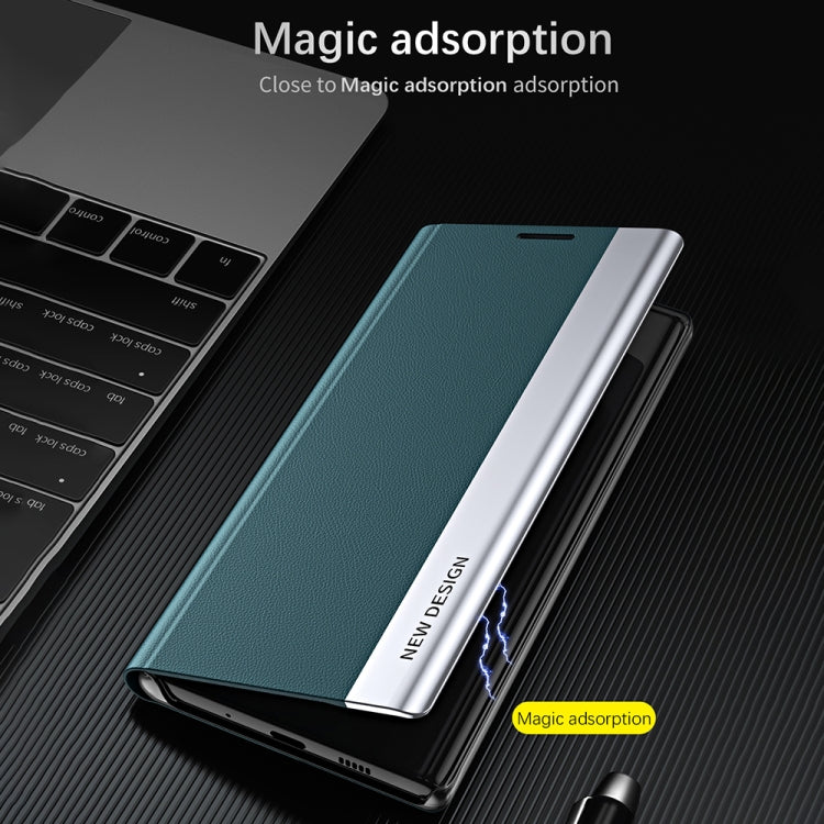Side Electroplated Magnetic Leather Phone Case, For OPPO Reno8, For Honor 70, For Xiaomi 12T / 12T Pro / Redmi K50 Ultra