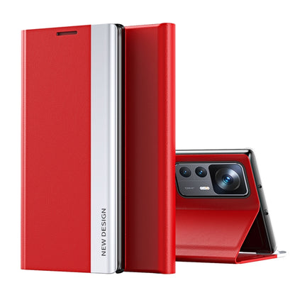Side Electroplated Magnetic Leather Phone Case, For OPPO Reno8, For Honor 70, For Xiaomi 12T / 12T Pro / Redmi K50 Ultra