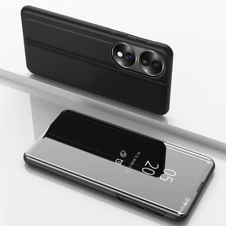 Plated Mirror Horizontal Flip Leather Phone Case with Holder, For Honor 70, For Xiaomi Redmi A1, For Xiaomi 12T / 12T Pro / Redmi K50 Ultra