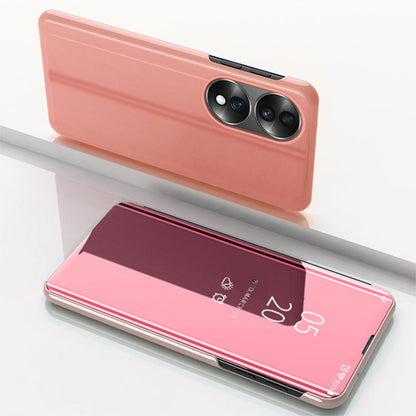 Plated Mirror Horizontal Flip Leather Phone Case with Holder, For Honor 70, For Xiaomi Redmi A1, For Xiaomi 12T / 12T Pro / Redmi K50 Ultra