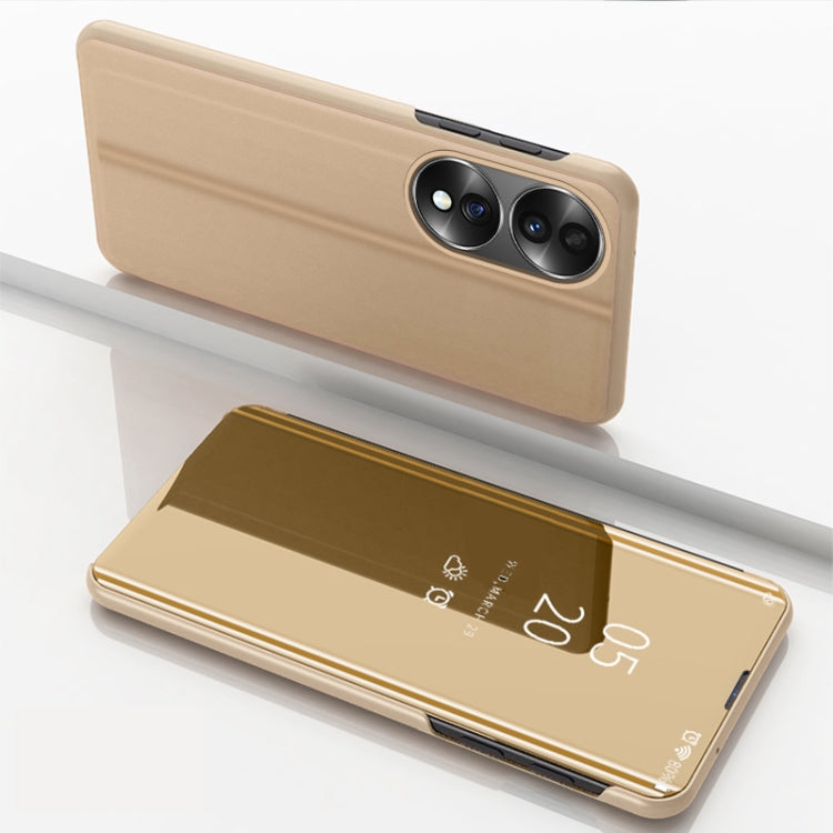 Plated Mirror Horizontal Flip Leather Phone Case with Holder, For Honor 70, For Xiaomi Redmi A1, For Xiaomi 12T / 12T Pro / Redmi K50 Ultra