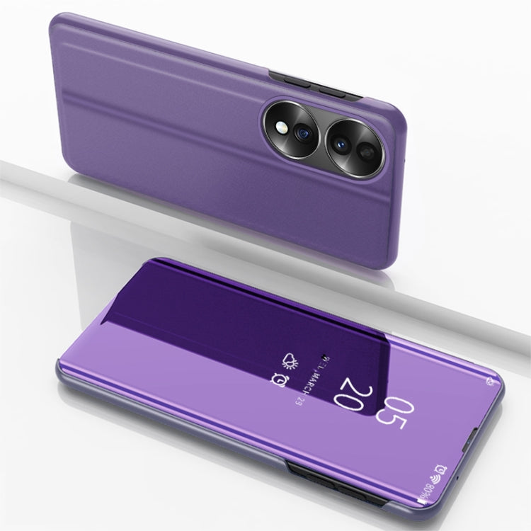 Plated Mirror Horizontal Flip Leather Phone Case with Holder, For Honor 70, For Xiaomi Redmi A1, For Xiaomi 12T / 12T Pro / Redmi K50 Ultra