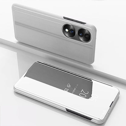 Plated Mirror Horizontal Flip Leather Phone Case with Holder, For Honor 70, For Xiaomi Redmi A1, For Xiaomi 12T / 12T Pro / Redmi K50 Ultra