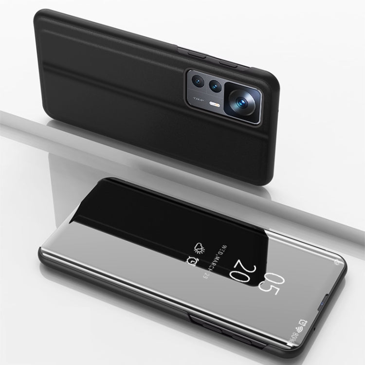 Plated Mirror Horizontal Flip Leather Phone Case with Holder, For Honor 70, For Xiaomi Redmi A1, For Xiaomi 12T / 12T Pro / Redmi K50 Ultra