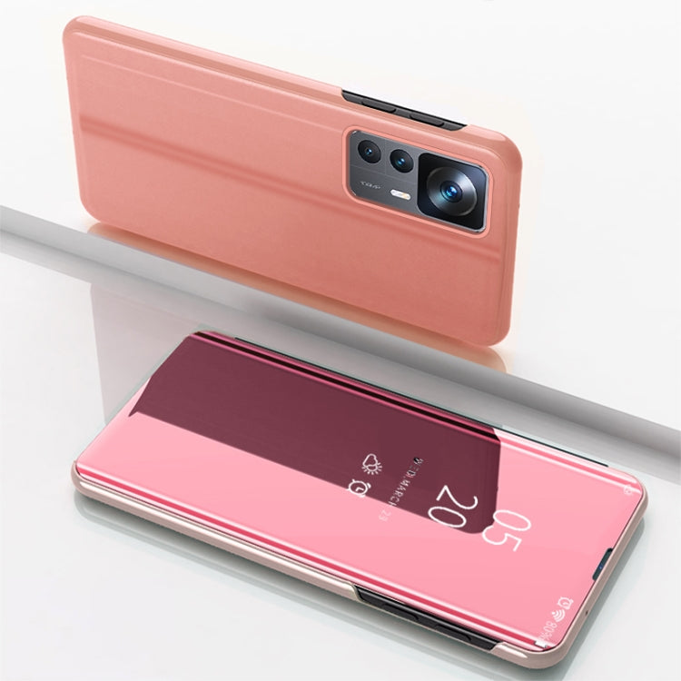 Plated Mirror Horizontal Flip Leather Phone Case with Holder, For Honor 70, For Xiaomi Redmi A1, For Xiaomi 12T / 12T Pro / Redmi K50 Ultra