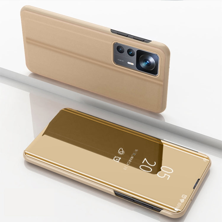 Plated Mirror Horizontal Flip Leather Phone Case with Holder, For Honor 70, For Xiaomi Redmi A1, For Xiaomi 12T / 12T Pro / Redmi K50 Ultra