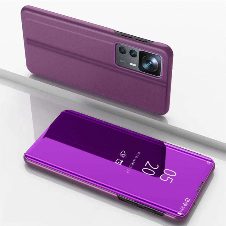 Plated Mirror Horizontal Flip Leather Phone Case with Holder, For Honor 70, For Xiaomi Redmi A1, For Xiaomi 12T / 12T Pro / Redmi K50 Ultra