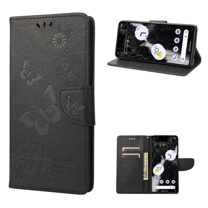 Butterfly Embossed Horizontal Flip Leather Phone Case, For Google Pixel 7 Pro 5G