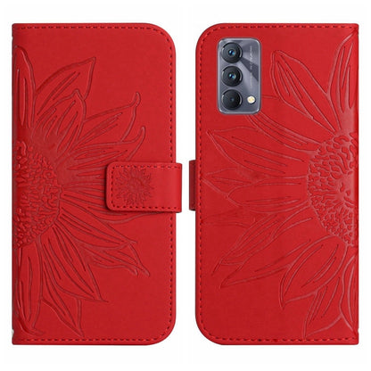 Skin Feel Sun Flower Pattern Flip Leather Phone Case with Lanyard, For Realme GT Master, For Realme GT Neo2
