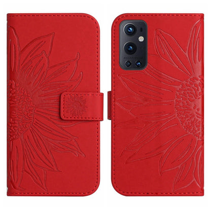 Skin Feel Sun Flower Pattern Flip Leather Phone Case with Lanyard, For OnePlus 9 Pro, For OnePlus 9R