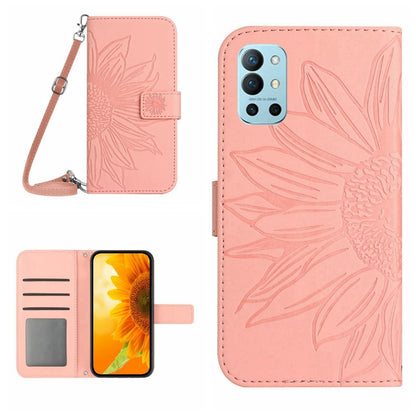 Skin Feel Sun Flower Pattern Flip Leather Phone Case with Lanyard, For OnePlus 10 Pro, For OnePlus 10R