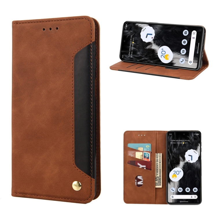 Skin Feel Splicing Leather Phone Case, For Samsung Galaxy A14 5G, For Xiaomi 12T / 12T Pro / Redmi K50 Ultra, For Google Pixel 7 5G, For Google Pixel 7 Pro 5G