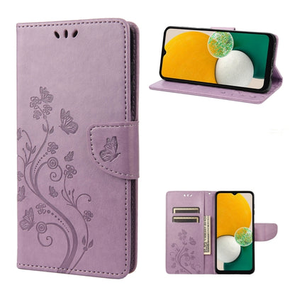 Butterfly Flower Pattern Flip Leather Phone Case, For Samsung Galaxy A14 5G, For Xiaomi 12T / 12T Pro / Redmi K50 Ultra, For Google Pixel 7 5G