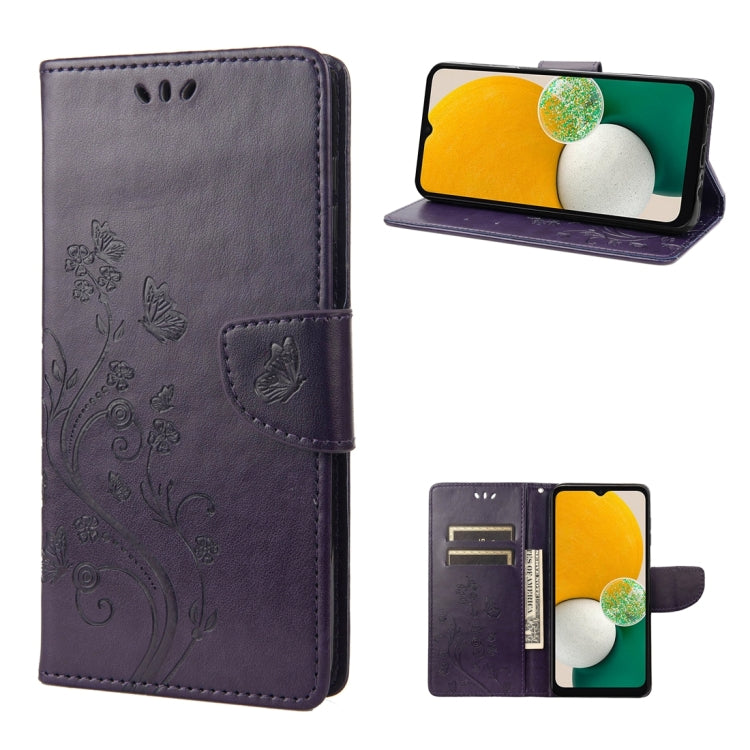 Butterfly Flower Pattern Flip Leather Phone Case, For Samsung Galaxy A14 5G, For Xiaomi 12T / 12T Pro / Redmi K50 Ultra, For Google Pixel 7 5G