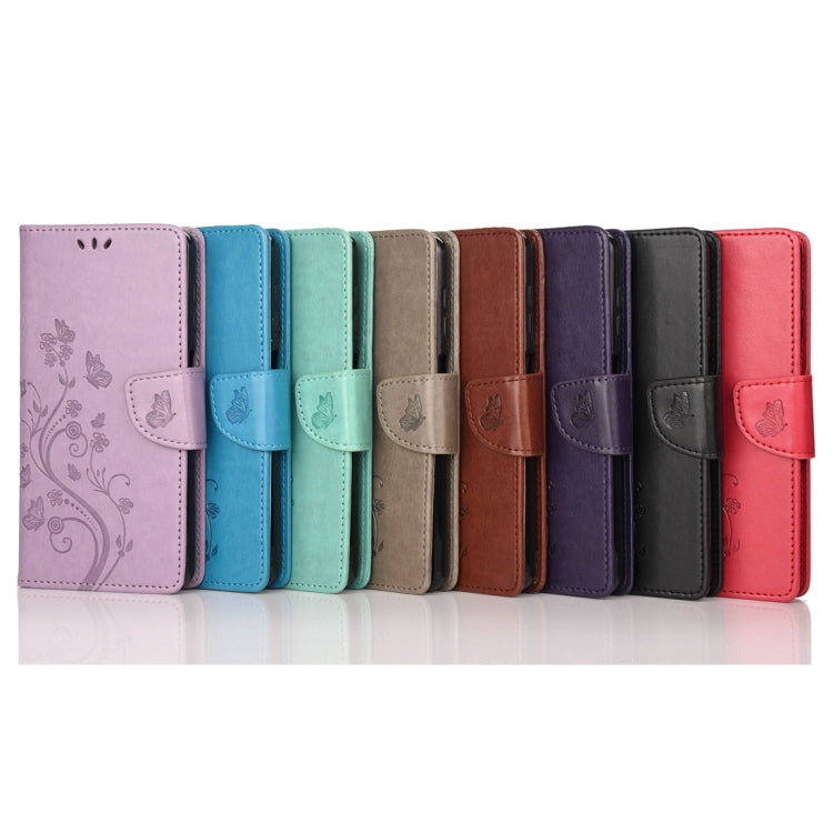 Butterfly Flower Pattern Flip Leather Phone Case, For Samsung Galaxy A14 5G, For Xiaomi 12T / 12T Pro / Redmi K50 Ultra, For Google Pixel 7 5G