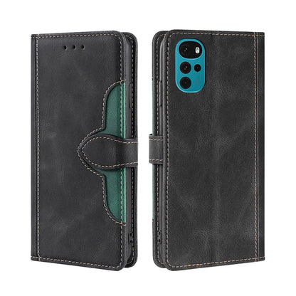 Skin Feel Magnetic Buckle Leather Phone Case, For Motorola Moto E32 India/E22s 4G Global, For OPPO A17, For OPPO K10x 5G, For Realme C33 4G, For vivo V25 5G/V25e 5G, For vivo Y16 4G/Y02s 4G