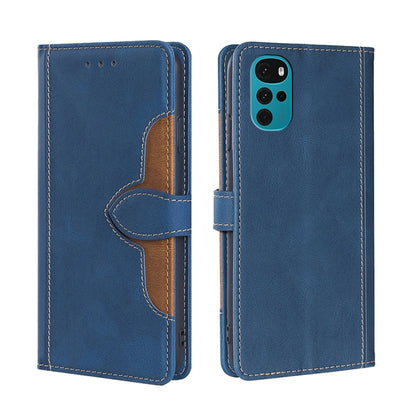 Skin Feel Magnetic Buckle Leather Phone Case, For Motorola Moto E32 India/E22s 4G Global, For OPPO A17, For OPPO K10x 5G, For Realme C33 4G, For vivo V25 5G/V25e 5G, For vivo Y16 4G/Y02s 4G