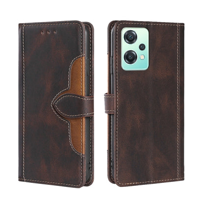 Skin Feel Magnetic Buckle Leather Phone Case, For Motorola Moto E32 India/E22s 4G Global, For OPPO A17, For OPPO K10x 5G, For Realme C33 4G, For vivo V25 5G/V25e 5G, For vivo Y16 4G/Y02s 4G